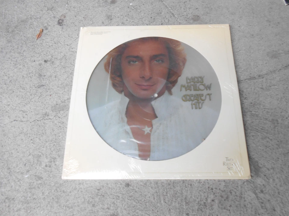 BARRY MANILOW-GREATEST HITS-PICTURE DISC-DOUBLE LP-GF-ARISTA AL 13 8039-SEALED - Image 1 of 3