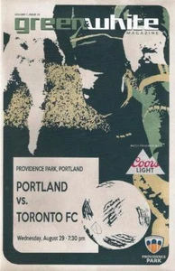 Programa de fútbol/fútbol Portland Timbers ""Verde y blanco"" de la MLS volumen 7, número 13 - Imagen 1 de 5