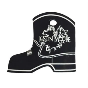 Justin Moore Boot Can Koozie Can Bottle Insulator Boot Shape - Picture 1 of 9