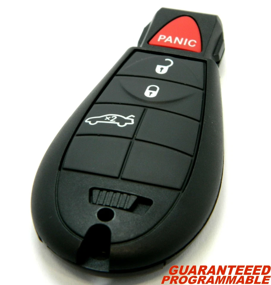 NEW OEM 2008-2010 DODGE CHARGER 4 BUTTON REMOTE KEY FOB FOBIK 05026886  IYZ-C01C - Image 1 of 4