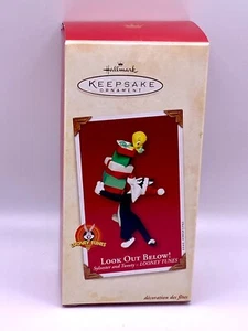 Hallmark Keepsake Christmas Ornament~Looney Tunes~Look Out Below~Tweety~2002~New - Picture 1 of 9