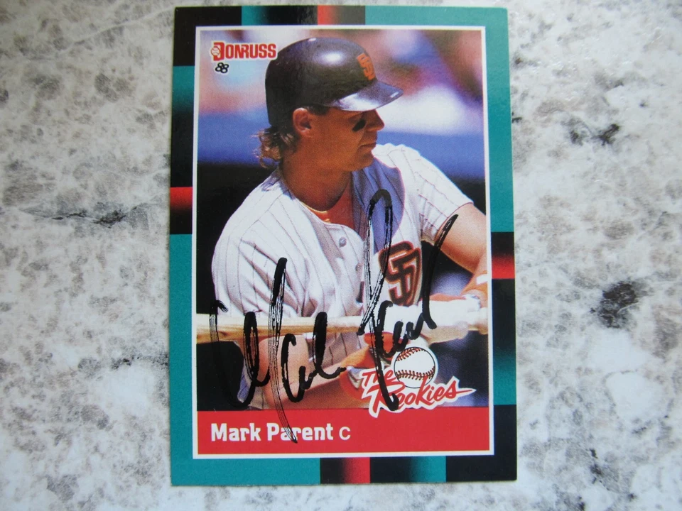 Padres Mark Parent Signed Autographed 1988 Donruss The Rookies Mint - Image 1 of 1