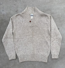 Vtg Woolrich Sweater Pullover Chunky Knit Wool Sweatshirt Men’s Size Large
