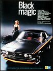 Opel  Manta A  "Black Magic",  originale Werbung aus  1975