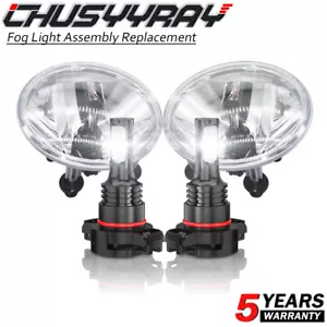 Pair Bumper LED Fog Lights Lamp Bulbs White Replacement For GMC Acadia 2007-2012 - Picture 1 of 12