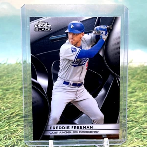 2025 Topps Chrome Black Freddie Freeman LA Dodgers - Picture 1 of 2