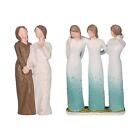Sister Figurine Sister Gifts Decorative Resin Hand Painted Figure Desktop
