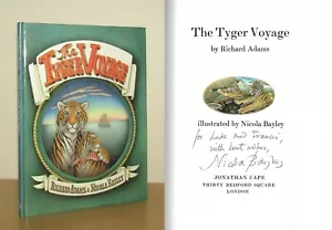 Richard Adams & Nicola Bayley - The Tyger Voyage - signiert 1./1. 1976 erste Auflage - Bild 1 von 4