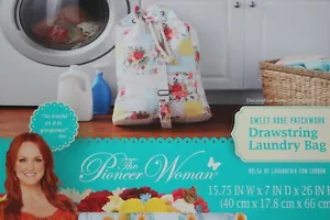 The Pioneer Woman Sweet Rose Patchwork Drawstring Laundry Bag - Picture 1 of 6