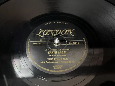 The Penguins Earth Angel 78 10” Shellac Record (V+) - Image 1 of 4