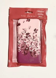 Ted Baker Floral iPhone 15 Pro Max Funda Teléfono Espejo Interior Totalmente Nueva - Imagen 1 de 2