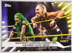 2021 Topps WWE Women's Division #59 Rhea Ripley & Shotzi Blackheart def. - Bild 1 von 2