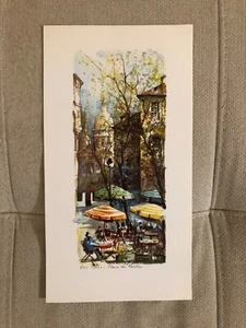 Vintage Delarue Paris Lithograph Print 541 6” x 11” - Picture 1 of 6