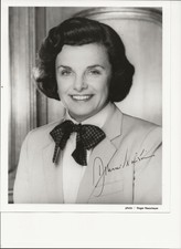 DIANNE FEINSTEIN - PHOTO FROM 1980s WITH PRINTED SIGNATURE