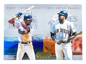Tony Gwynn/Brian Hunter #11 (1995 Bowman's Best) Mirror Image, Padres, HOF