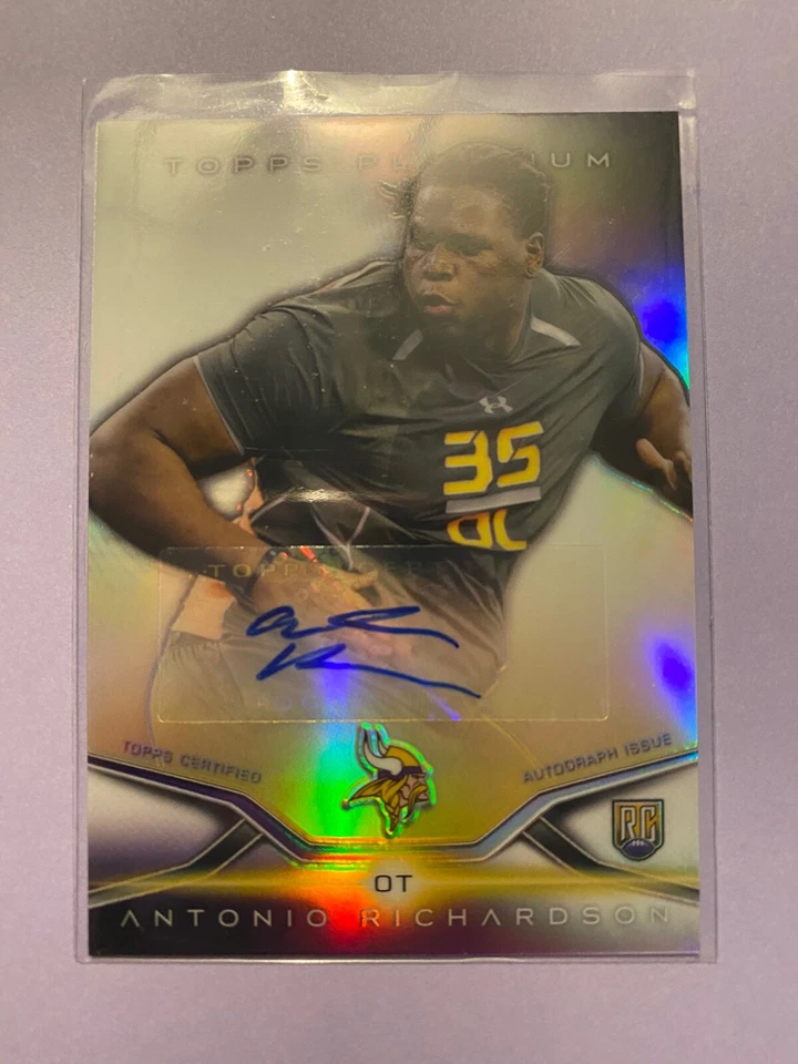 A27,283 - 2014 Topps Platinum Autographs Refractors #56 Antonio Richardson - Image 1 of 1