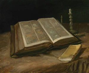 Vincent van Gogh : "Still Life with Bible" (1885) - Giclee Fine Art Print - Picture 1 of 7