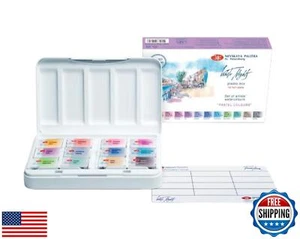White Nights Professional Watercolor Set 12 Full Pans (2.5ml) of Pastel Color - Picture 1 of 5
