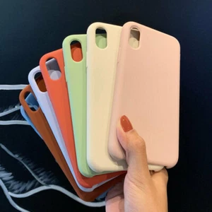 Funda protectora de teléfono de piel suave para Apple iPhone 14 Pro Max 13 12 11 XR Xs Max 7 8 - Imagen 1 de 19