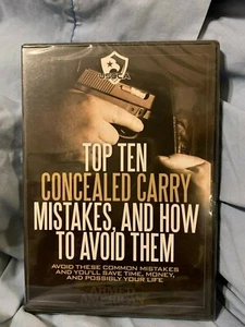 Top Ten Concealed Carry Mistakes, And How To Avoid Them DVD) NEW SEALED - Picture 1 of 5