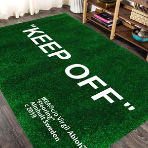 Keep Off, Keep Off Rug, Green Rug, Popular Rug, Modern Rug, Aesthetic Rug - Picture 1 of 11