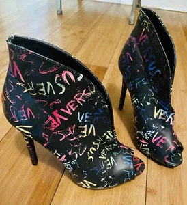 Lilianna Multi-Colored Booties Size 9 Toeless Stiletto Not Worn - Picture 1 of 6