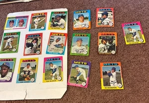 1975 Topps Baseball Karten Ny Mets Seaver Koosman Lot - Bild 1 von 6