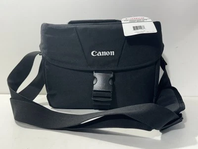 Canon 100ES EOS Camera Lens Shoulder Bag Black Nylon 10" x 7.5" x 5" - Image 1 of 4
