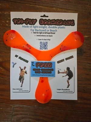 Tri Fly Boomerang - as seen on Dude Perfect - Image 1 of 4