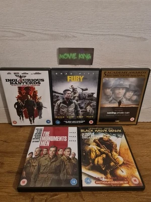 Saving Private Ryan / Fury / Inglorious (DVD X5) War Bundle [Region 2] [UK] - Image 1 of 4