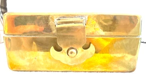 BAÚL JOYERÍA PIRATA INGLATERRA DE COLECCIÓN Latón y Cobre Caja Decorativa MCM ARTE HECHO A MANO - Imagen 1 de 10