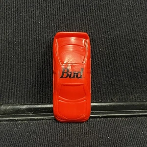 Budweiser NASCAR Red BUD Car Keychain Bottle Opener Beer Vintage 1990s - Picture 1 of 4