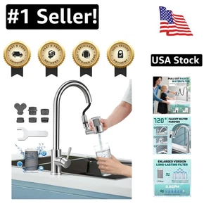 Space-Saving CECEFIIN Sink Water Filter: Ideal for Home & RV Use, Easy Setup - Picture 1 of 11