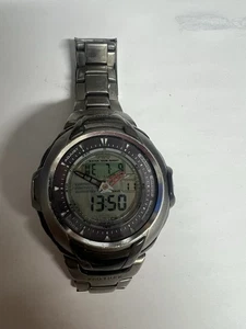 Casio Pro Trek PRG-60T Solar quartz watch 2767 temp Alt Baro Compass sensors - Picture 1 of 10