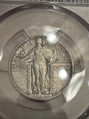 1923 standing Liberty quarter PCGS VF 30 - Image 1 of 4