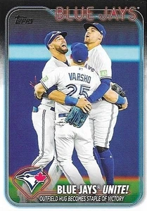 Blue Jays Unite 2024 Topps Series 1 Team Card Toronto Blue Jays #167 - Picture 1 of 2