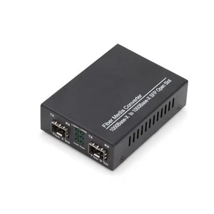 DIGITUS Gigabit Multimode/Singlemode Medienkonverter SFP 155Mbps 1.25Gbps - Bild 1 von 6