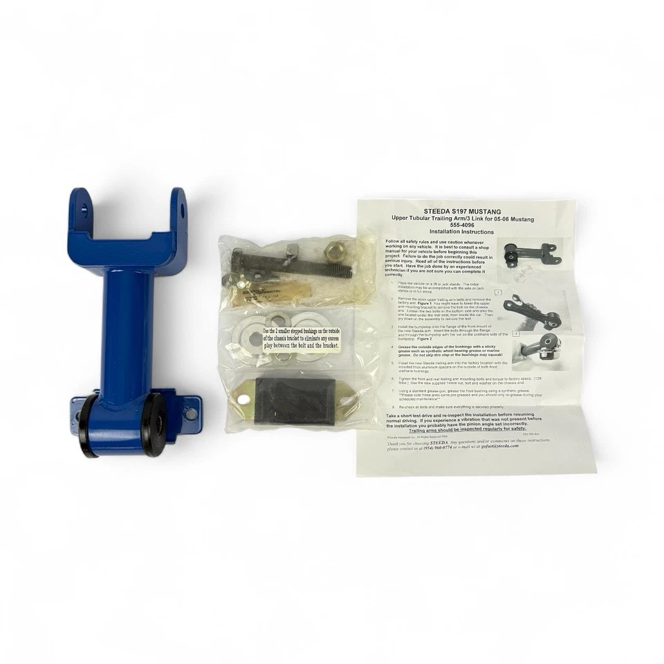 Brazo de arrastre tubular superior Steeda tercer enlace 555-4096 2005-2010 Mustang Foto 1 de 4