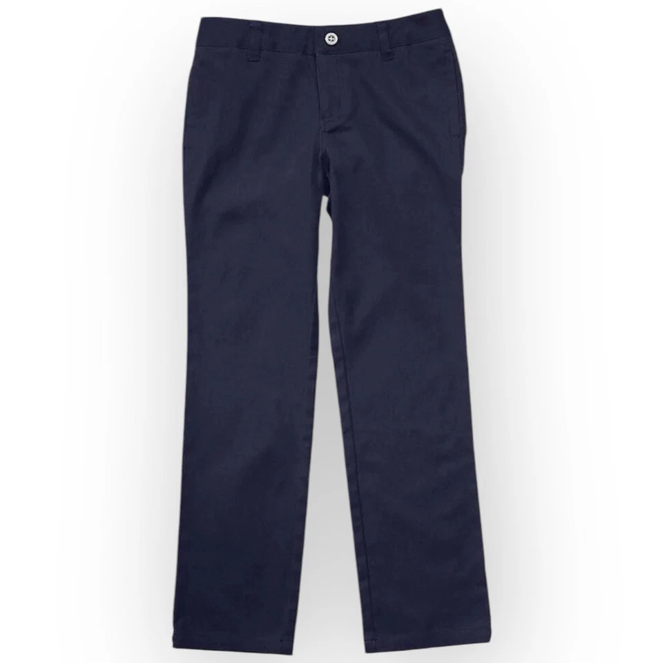 Pantalones de sarga de pierna recta talla grande French Toast para niñas talla 14,5 Plus azul marino nuevos con etiquetas Foto 1 de 4