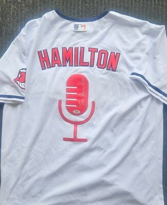 Tom Hamilton Signed Custom Jersey PSA - Image 1 of 2