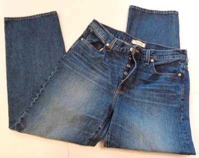 Madewell Jeans Womens Sz 30 Low Slung Straight Button Fly High Rise USA - Image 1 of 4