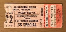 1982 .38 SPECIAL OMAHA CONCERT TICKET STUB SPECIAL FORCES TOUR CAUGHT UP IN 2