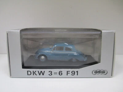 DKW 3=6 F91 Auto Union Bleu Blue Blau de 1953 / 57 par SCHUCO au 1/43 - Photo 1/4