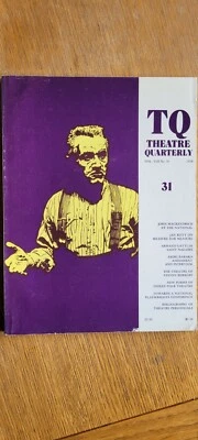 Theatre Quarterly Magazine 1978 - Steven Berkoff - Theatre in INDIA  etc... - Image 1 of 4