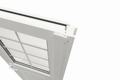 FINGERSAFE® Door Finger Hinge Protector for uPVC door up to 135 degrees opening - White