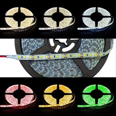 5m (500cm) LED Strip Tape Bar 12V IP65 600LEDs 120LED/m SMD3528 - Image 1 of 2