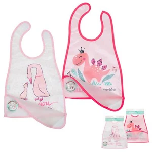 Baby Bibs 2 Pack Waterproof Stain Resistant Bibs for Boys & Girls Newborn Use - Picture 1 of 7