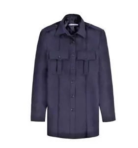 Blauer Police Uniform Long Sleeve Zippered Polyester Shirt Navy 30 Reg 8600W-Z - Picture 1 of 8