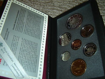 1994 Canada Proof Double Dollar Set (7 Coins Cent to Silver Dollar Mint Set RJ) - Image 1 of 4