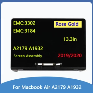 Rose Gold LCD Screen Display+Top Cover Assembly For Macbook Air 13.3" A2179/1932 - Picture 1 of 7